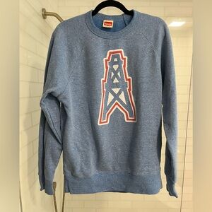 Houston Oilers Homage medium crewneck sweatshirt
